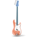 download Bass Guitar A J Ashton clipart image with 180 hue color