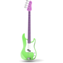 download Bass Guitar A J Ashton clipart image with 270 hue color