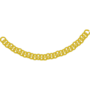 download Gold Chain 1 clipart image with 0 hue color