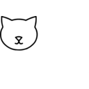download Cat Icon clipart image with 0 hue color