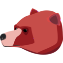 download Bear clipart image with 315 hue color