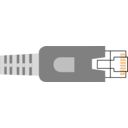 download Ethernet Plug Network Straight Connector Rj 45 Lan clipart image with 0 hue color