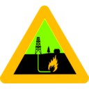 download Warning Shale Gas clipart image with 45 hue color