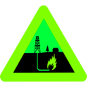 download Warning Shale Gas clipart image with 90 hue color