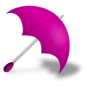 download Umbrella Red clipart image with 315 hue color