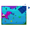 download Park At The Sea clipart image with 90 hue color