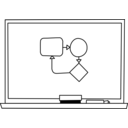 download Tableau Blanc White Board clipart image with 0 hue color
