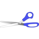 download Scissors Open clipart image with 225 hue color