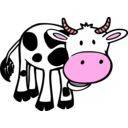 download Chewing Cow clipart image with 315 hue color