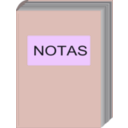download Notas clipart image with 225 hue color