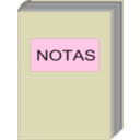 download Notas clipart image with 270 hue color