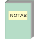 download Notas clipart image with 0 hue color