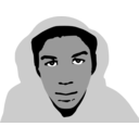 download Trayvon Martin clipart image with 0 hue color