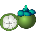 download Mangosteen clipart image with 90 hue color