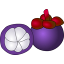download Mangosteen clipart image with 270 hue color
