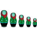 download Matryoshka Doll clipart image with 135 hue color