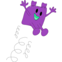 download Jumping Happy Cartoon clipart image with 180 hue color