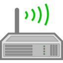 download Wireless Router clipart image with 0 hue color