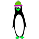 download Cold Penguin clipart image with 90 hue color