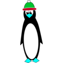 download Cold Penguin clipart image with 135 hue color