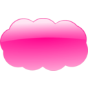 download Blue Cloud clipart image with 135 hue color