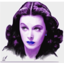 download Hedy Lamarr clipart image with 270 hue color