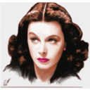 download Hedy Lamarr clipart image with 0 hue color
