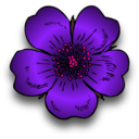 download Wild Rose Remix clipart image with 270 hue color