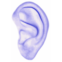 download Human Ear clipart image with 225 hue color