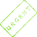 download Urgent Business Stamp 2 clipart image with 90 hue color