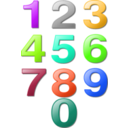 download Game Marbles Digits clipart image with 45 hue color