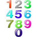 download Game Marbles Digits clipart image with 135 hue color