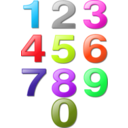 download Game Marbles Digits clipart image with 315 hue color