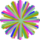 download Starburst 002 clipart image with 270 hue color
