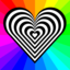 Zebra Heart 12 Stripes