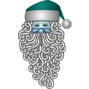 download Santa 1 clipart image with 180 hue color
