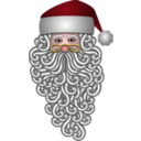 download Santa 1 clipart image with 0 hue color