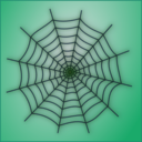 download Spider Web Icon 2 clipart image with 225 hue color