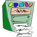 download Old Computer clipart image with 315 hue color