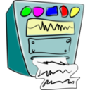 download Old Computer clipart image with 0 hue color