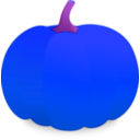 download Pumpkin clipart image with 180 hue color