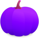 download Pumpkin clipart image with 225 hue color