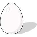 download Whiter Egg clipart image with 270 hue color