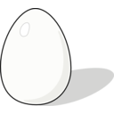 download Whiter Egg clipart image with 0 hue color