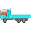 download Truck clipart image with 180 hue color