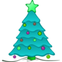 download Sapin 01 Xmas clipart image with 90 hue color