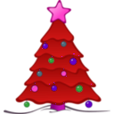 download Sapin 01 Xmas clipart image with 270 hue color