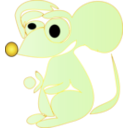 download White Rat clipart image with 45 hue color