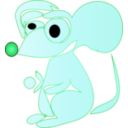 download White Rat clipart image with 135 hue color