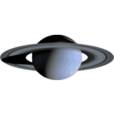 download Saturn clipart image with 180 hue color